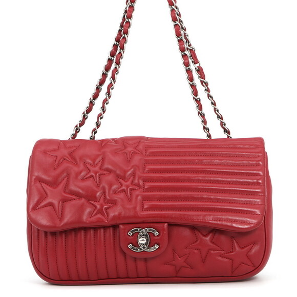CHANEL Handbags - Chanel Chain Shoulder Bag, Coco Mark Star, Lambskin, CHANEL 2-way Handbag, Wo...
